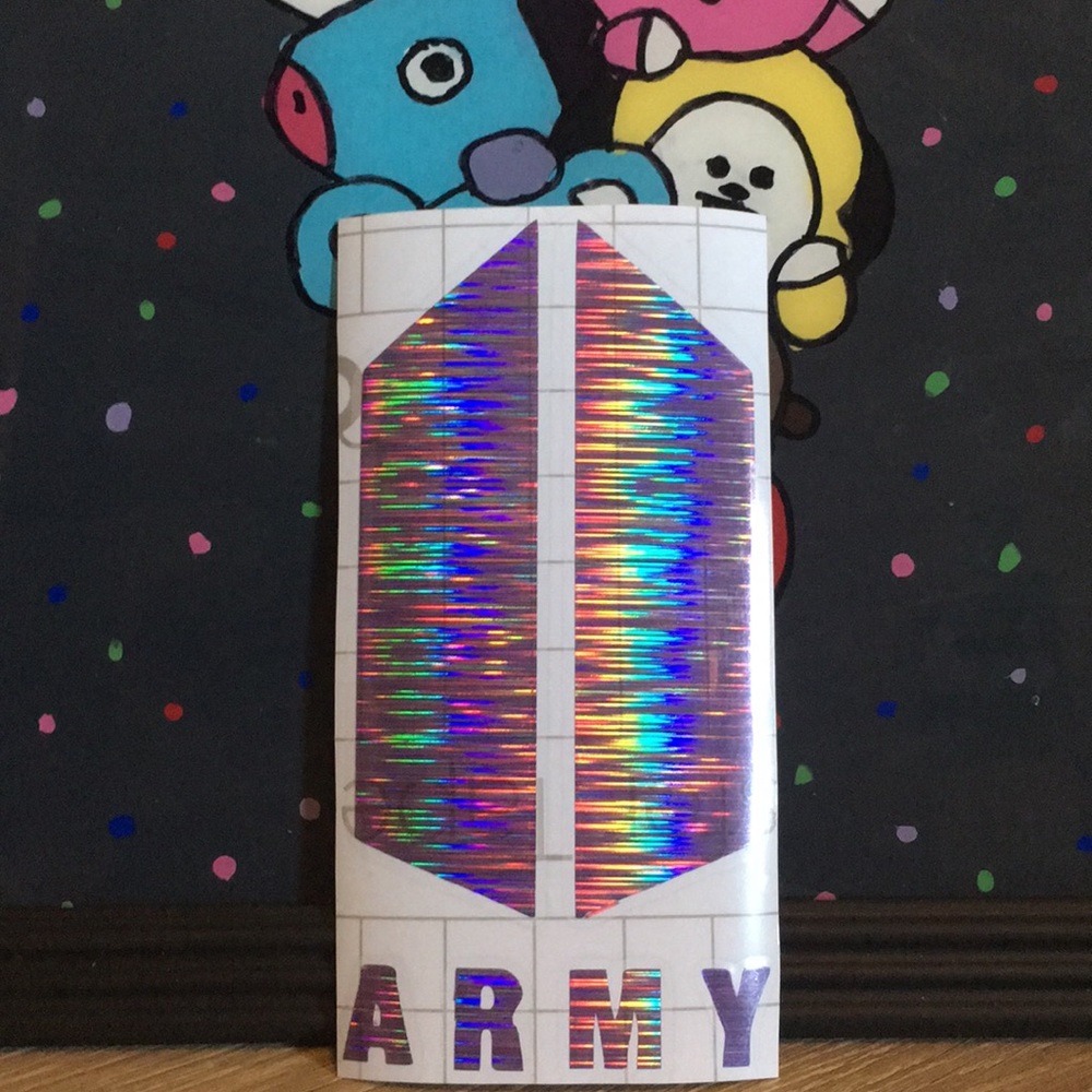Bts vinyl sticker